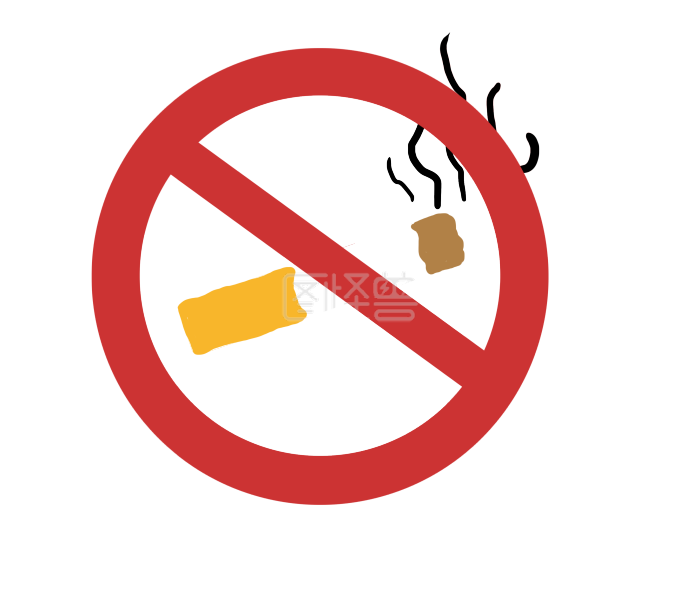 世界禁烟日戒烟公益元素免费下载