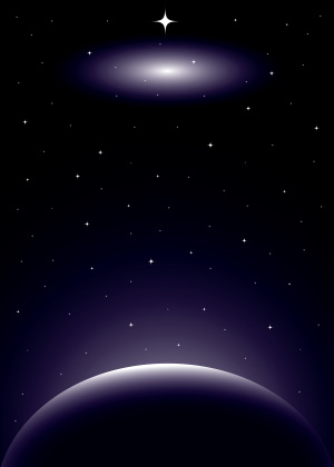 动感太空星光图片