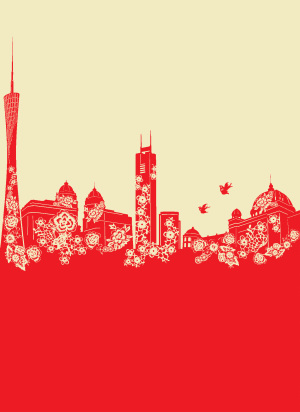 中国风贺岁剪纸春节背景素材