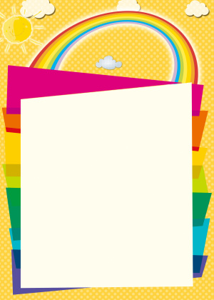 幼儿园 招生简章通告宣传单背景素材