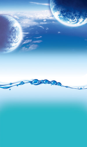 世界水日世界气象日海报背景