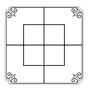 田字格边框