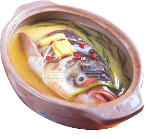 实物胖头鱼促销海报