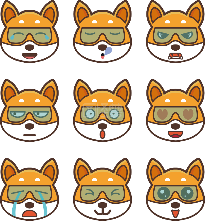 柴犬可爱萌狗表情包