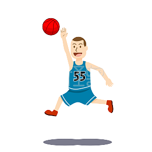 黑白矢量长跑各种姿势