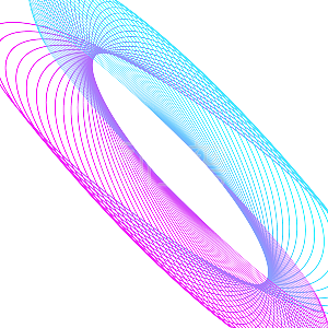 创意彩色渐变线条图案元素