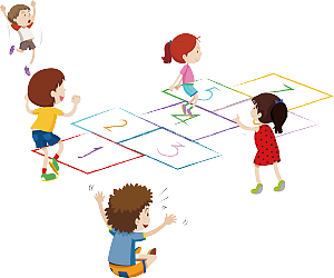 卡通手绘游戏儿童