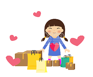 购物狂欢买家秀人物