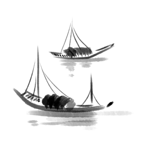 手绘写意笔触手绘国画