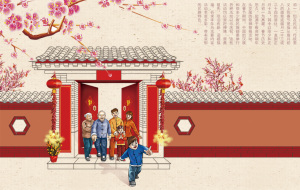 春节背景