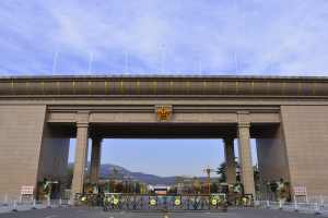 八一部队大院大门口