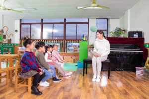 幼儿园上课
