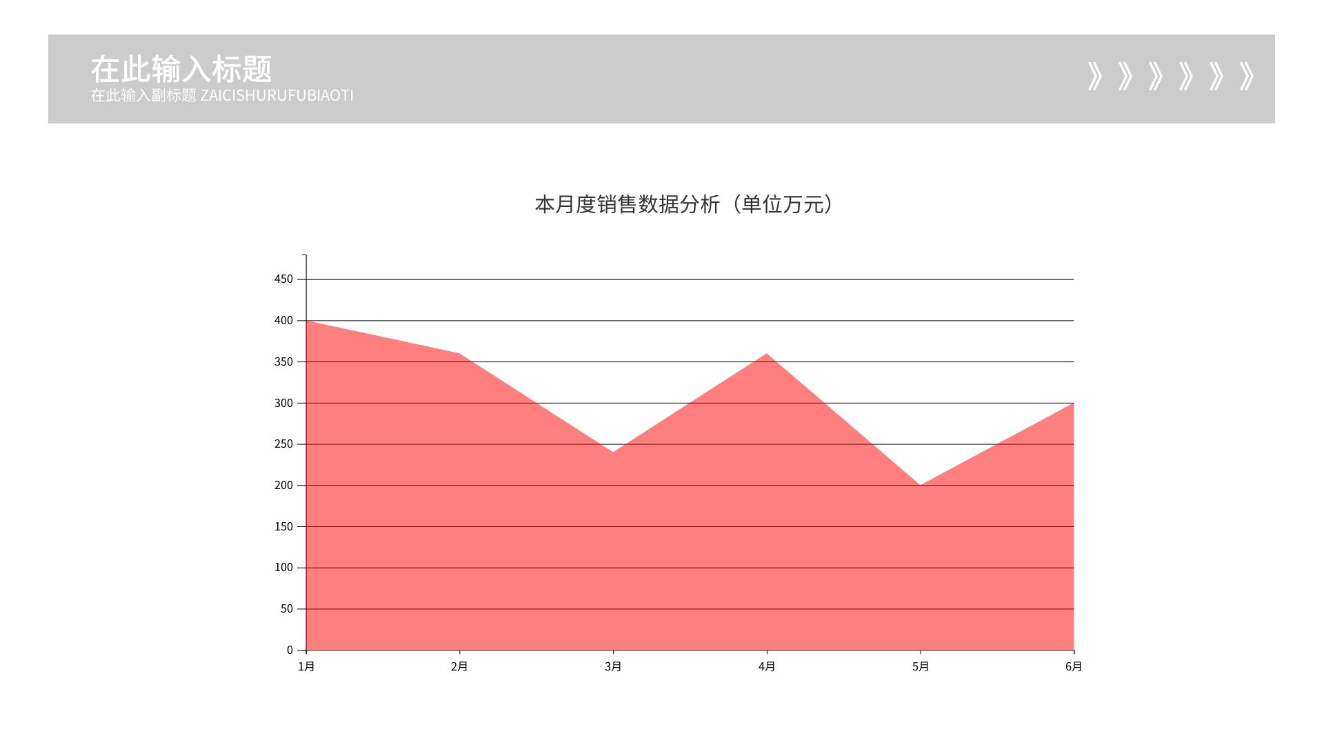 数据比较基础面积图红色对比逻辑图表