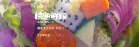 科技大气简约榨汁机电器促销淘宝海报模板