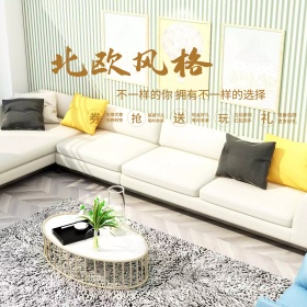 米色文艺北欧风格兰花沙发节淘宝主图直通车