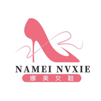 简约创意高跟鞋粉色女鞋logo