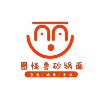 卡通几何砂锅面logo