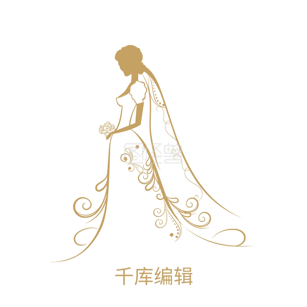 婚礼婚庆新娘logo