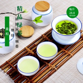 192清香柔和新鲜采摘精品绿茶主图