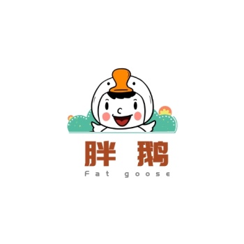 胖鹅logo卡通logo