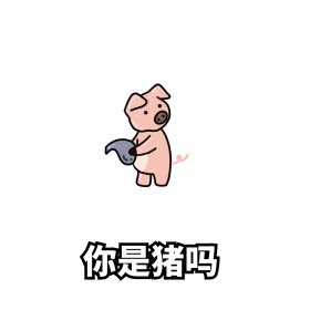 你是猪吗表情包