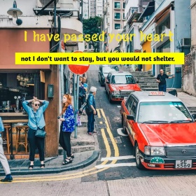 路过街头简约创意公众号正方形配图