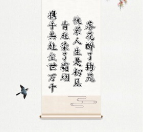梅花 古风 朋友圈