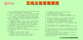 2018企业安全管理制度展板