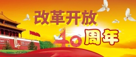 改革开放40周年公众号封面