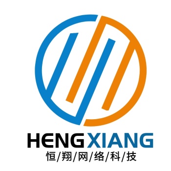 简约创意蓝橙圆形科技网络logo