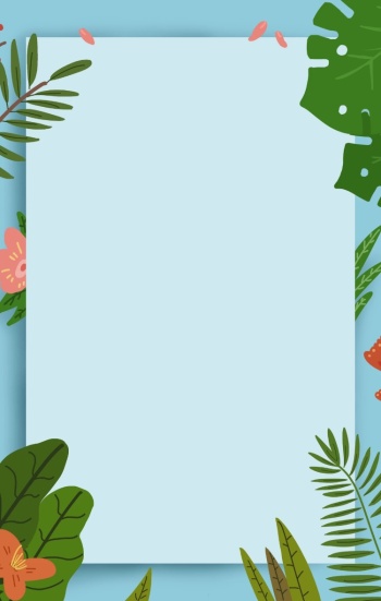 夏天浅绿色小清新质感海报背景