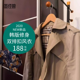 韩版时尚风衣海报
