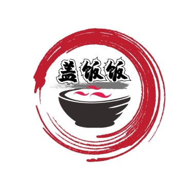 盖饭饭logo设计   在线制图