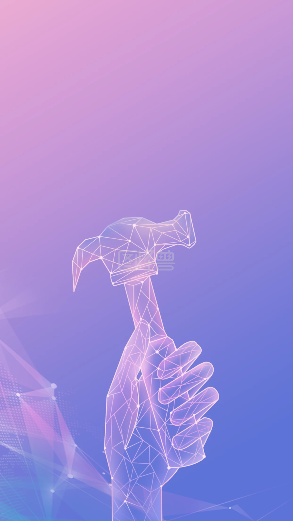 创意简约线条劳动节插画海报背景
