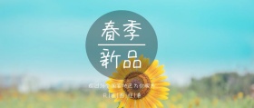 春季新款上新公众号封面