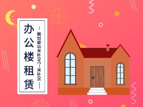 简约办公楼租赁服务公众号配图模板