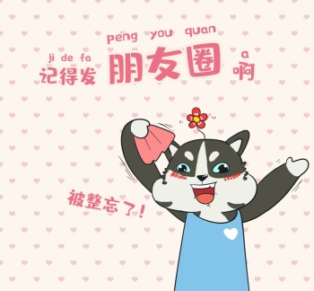 哈士奇让你没事多发朋友圈
