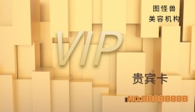 VIP会员卡金简约会员卡会员招募会员卡