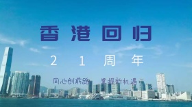 香港回归21周年纪念公众号封面配图模板