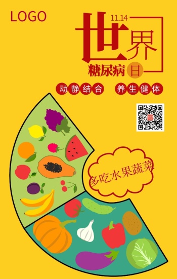 糖尿病宣传海报