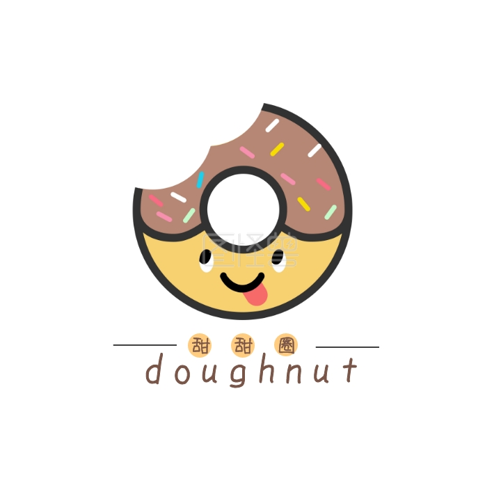 甜甜圈logo