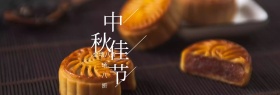 中秋佳节唯美小清新简约节日海报
