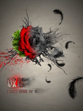 救赎艺术创意海报展板