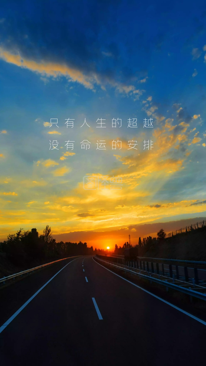 只有人生的超越 没有命运的安排 文艺摄影图手机壁纸