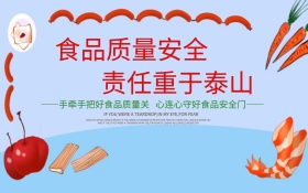 食品安全海报质量月