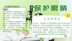 保护眼睛手抄报