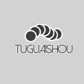 毛毛虫团队灰色简约logo设计