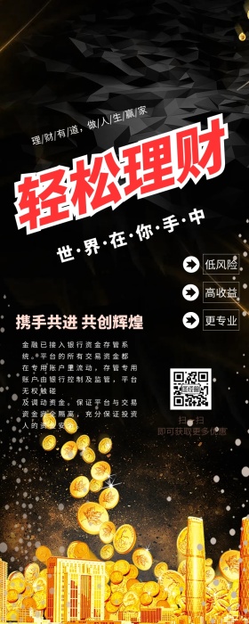 金融投资创业营销长图