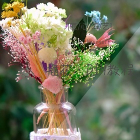 匠心手作节DIY插花教程创意简约淘宝主图