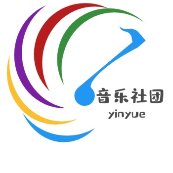 五彩音乐社团大学生艺术社团logo设计